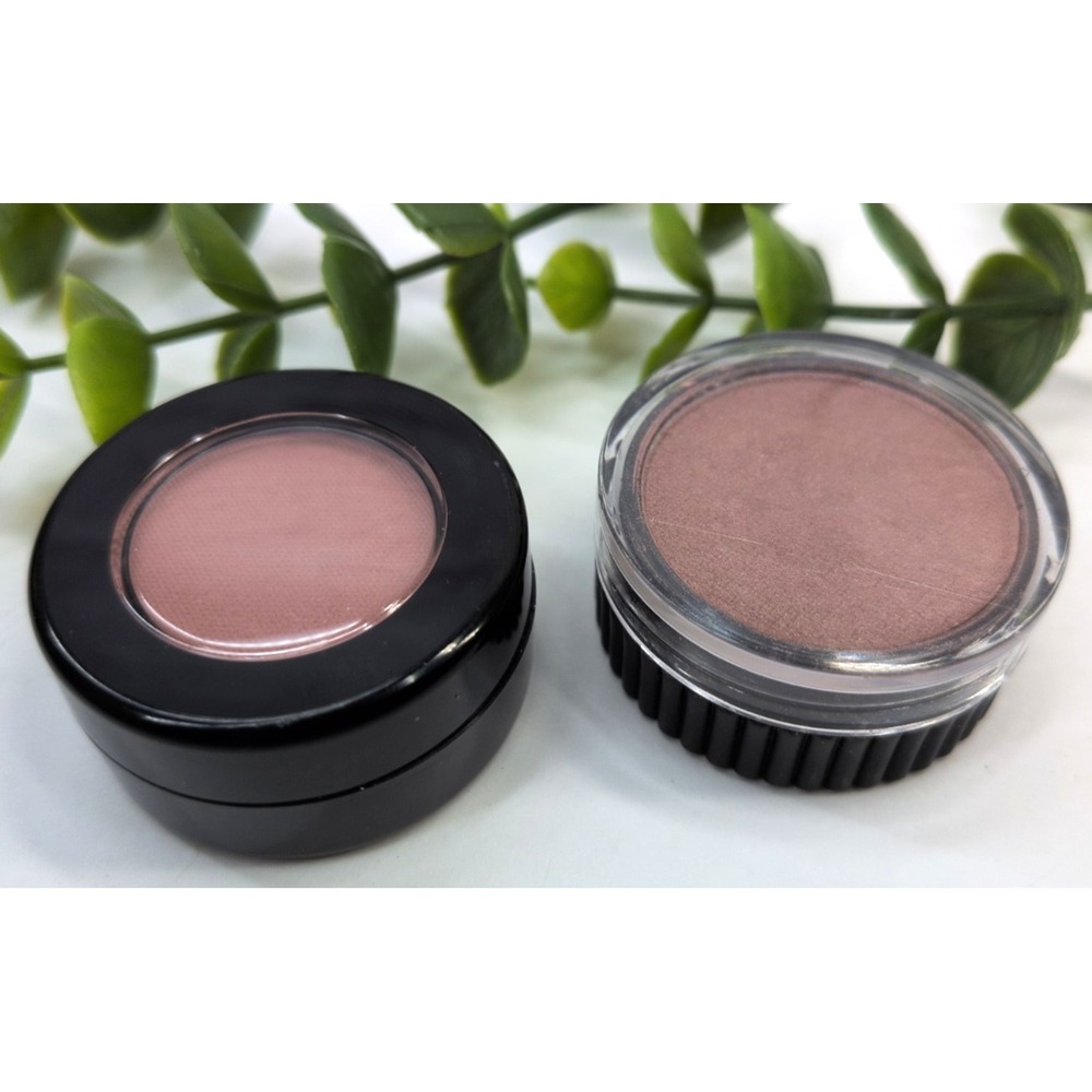VNTG NEW LOT 2!😍Merle Norman Lasting Cheek Color MAUVE & TEAKWOOD Blush Make Up